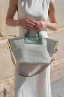 Sac A Bandouliere Capri - Vert / Blanc Casse