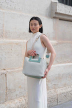 Bolso Bandolera Capri - Verde / Blanco Roto