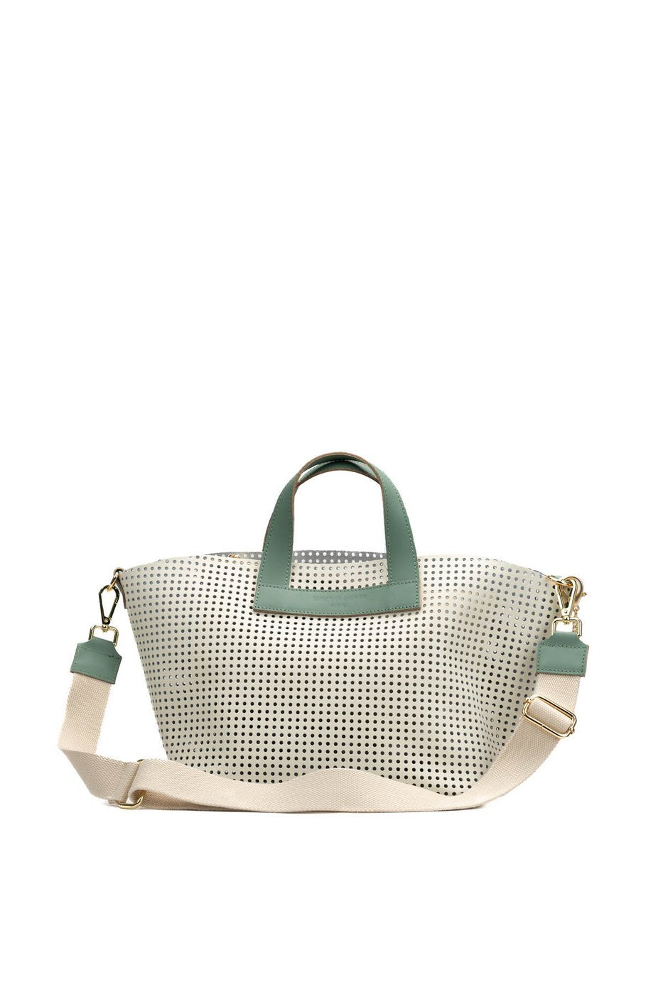 Bolso Bandolera Capri - Verde / Blanco Roto