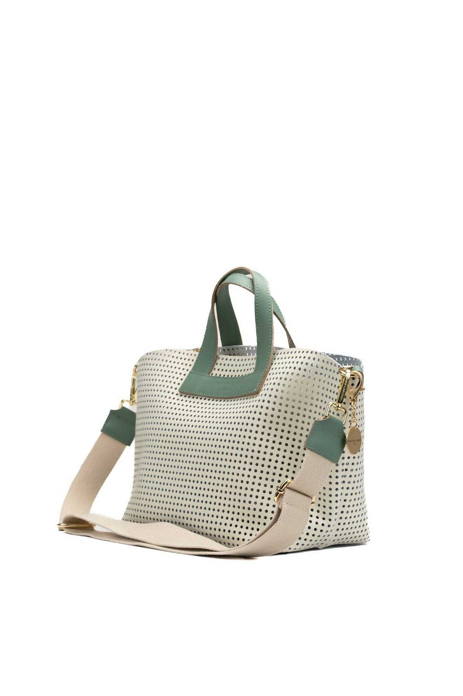 Bolso Bandolera Capri - Verde / Blanco Roto