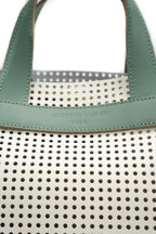 Bolso Bandolera Capri - Verde / Blanco Roto