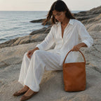 Sac Porte Epaule Dunya - Camel