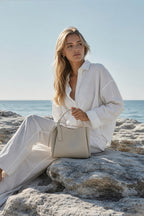 Bolso Bandolera Justina - Blanco Roto