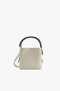 Bolso de Mano Kaia - Blanco Roto/Burdeos