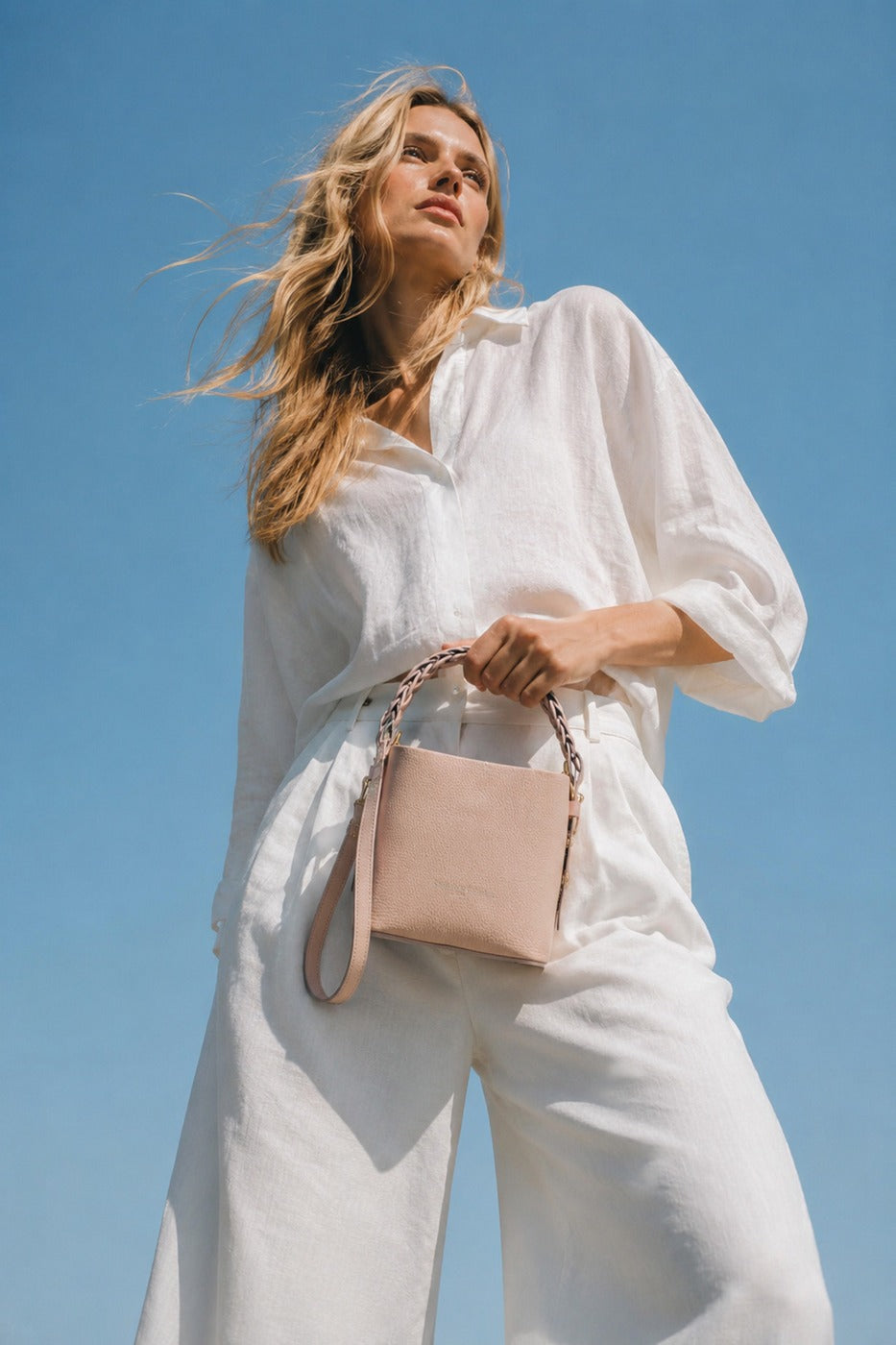 Bolso de Mano Kaia - Rosa Claro
