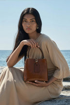 Bolso De Mano Myra - Cognac
