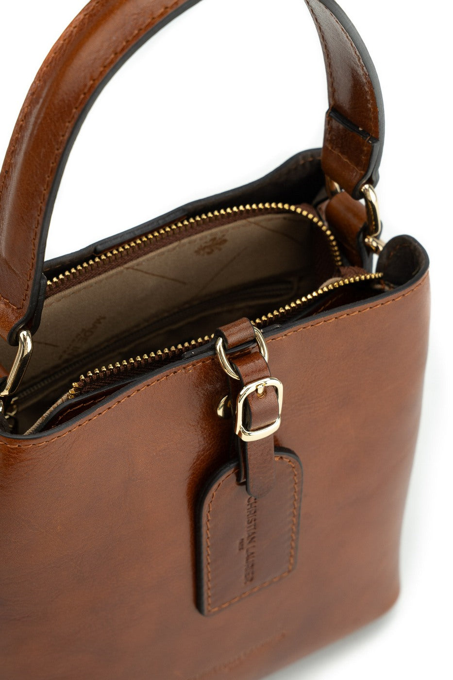 Bolso De Mano Myra - Cognac