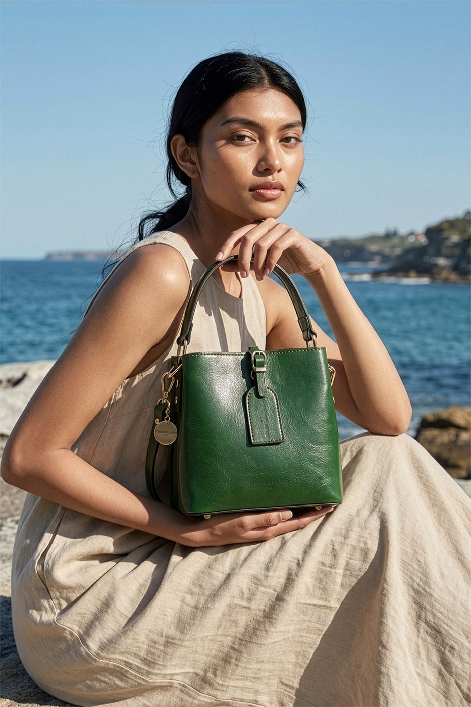 Bolso de Mano Myra - Verde