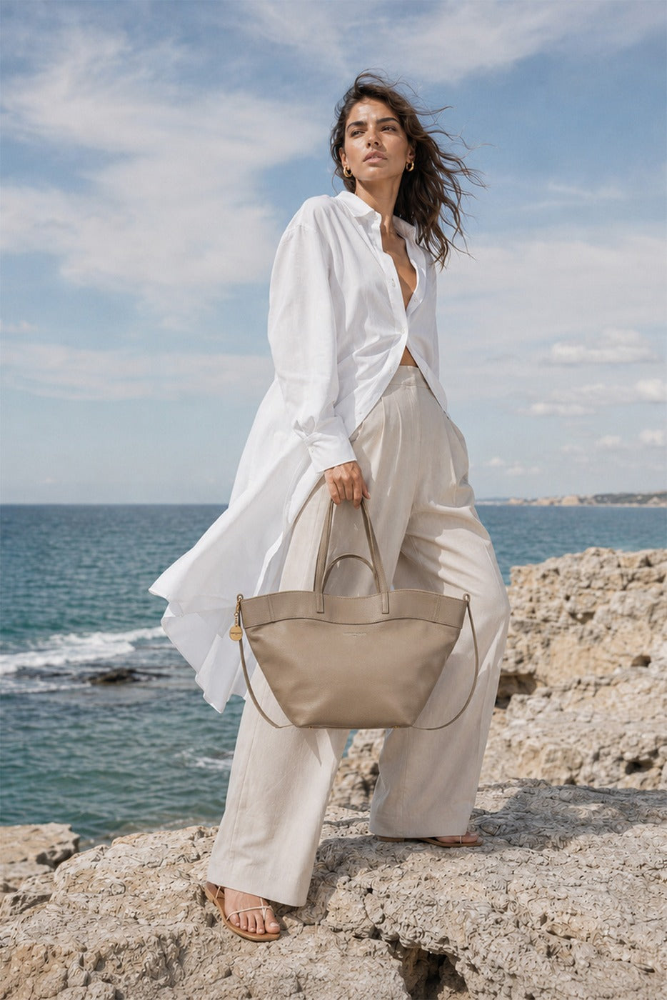 Bolso de Mano Nyla - Taupe