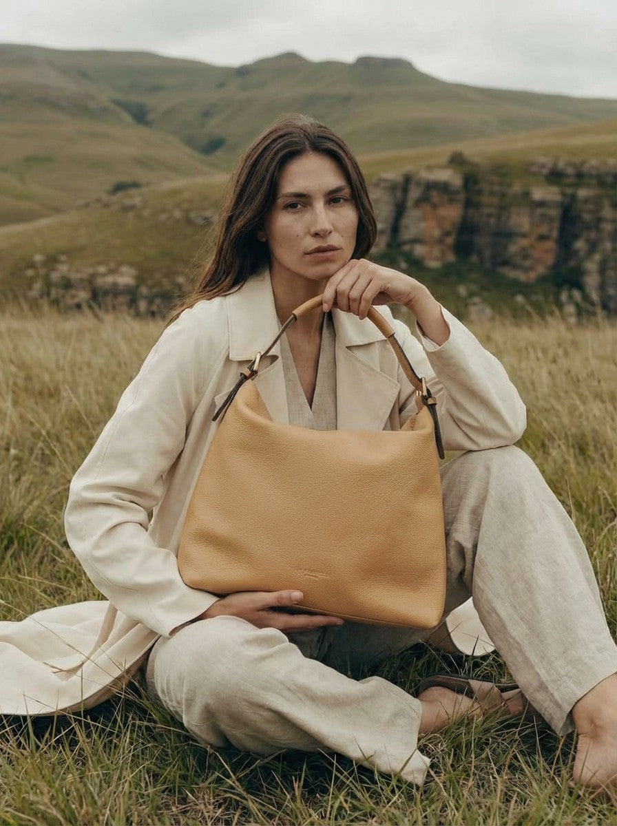 Sac Porté Épaule Orient - Orange Clair
