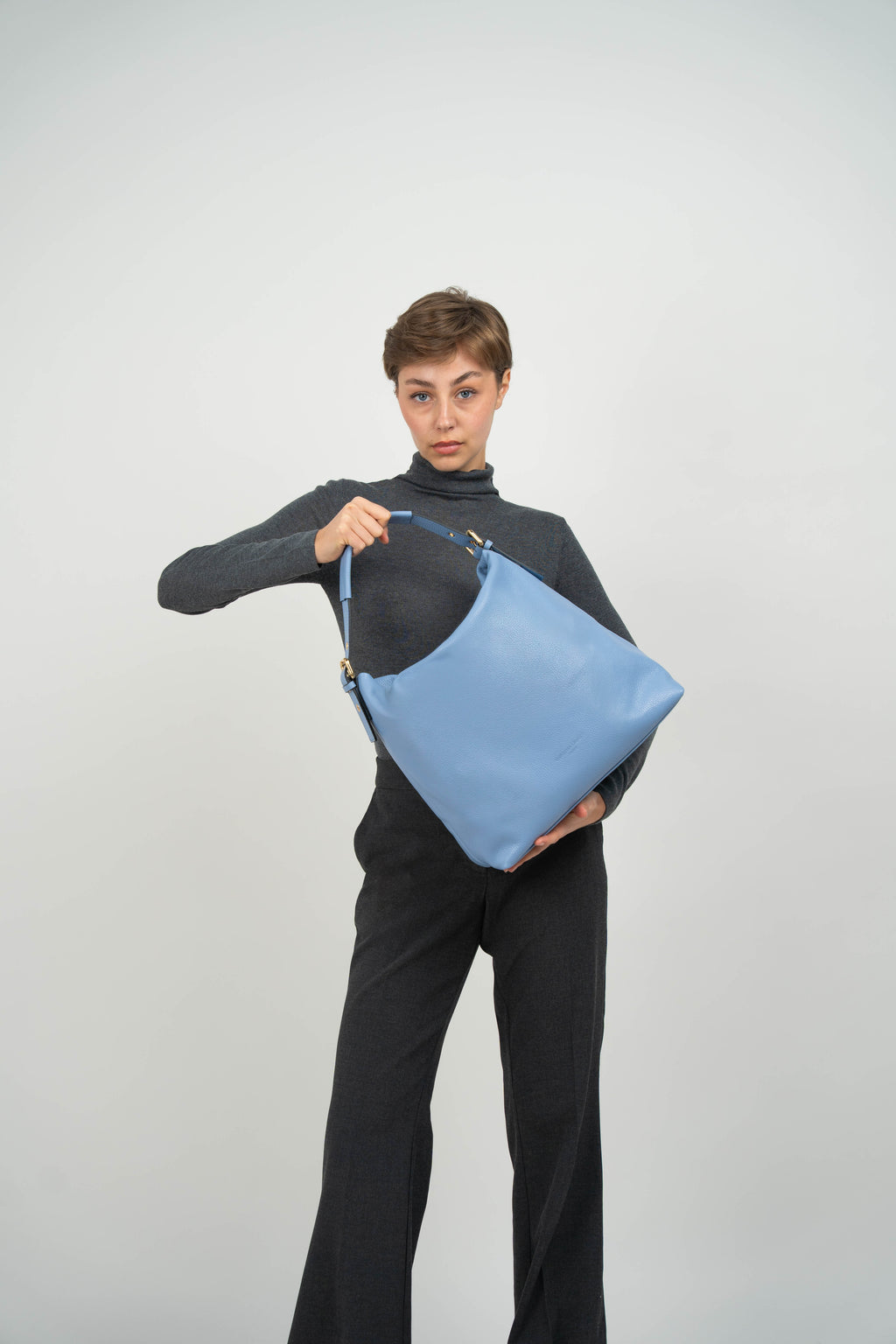 Sac Porté Épaule Orient - Bleu Ciel