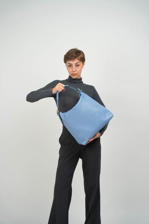 Sac Porté Épaule Orient - Bleu Ciel