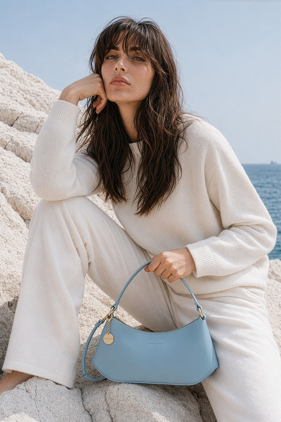 Bolso de Mano Rory - Azul Cielo