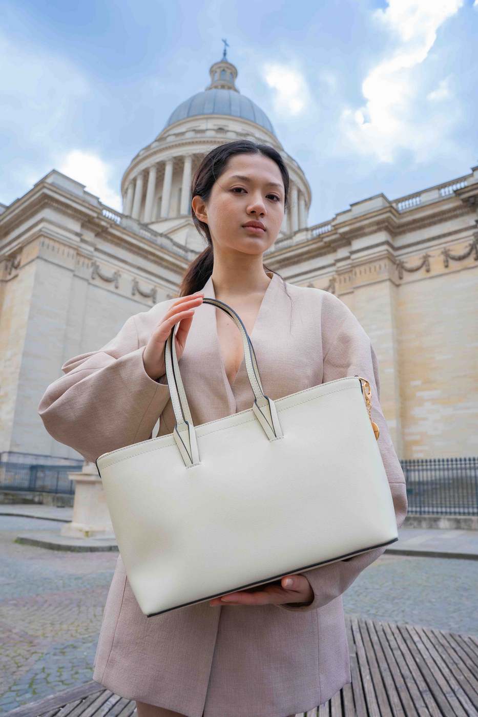 Sac A Bandouliere Serinity - Blanc Casse