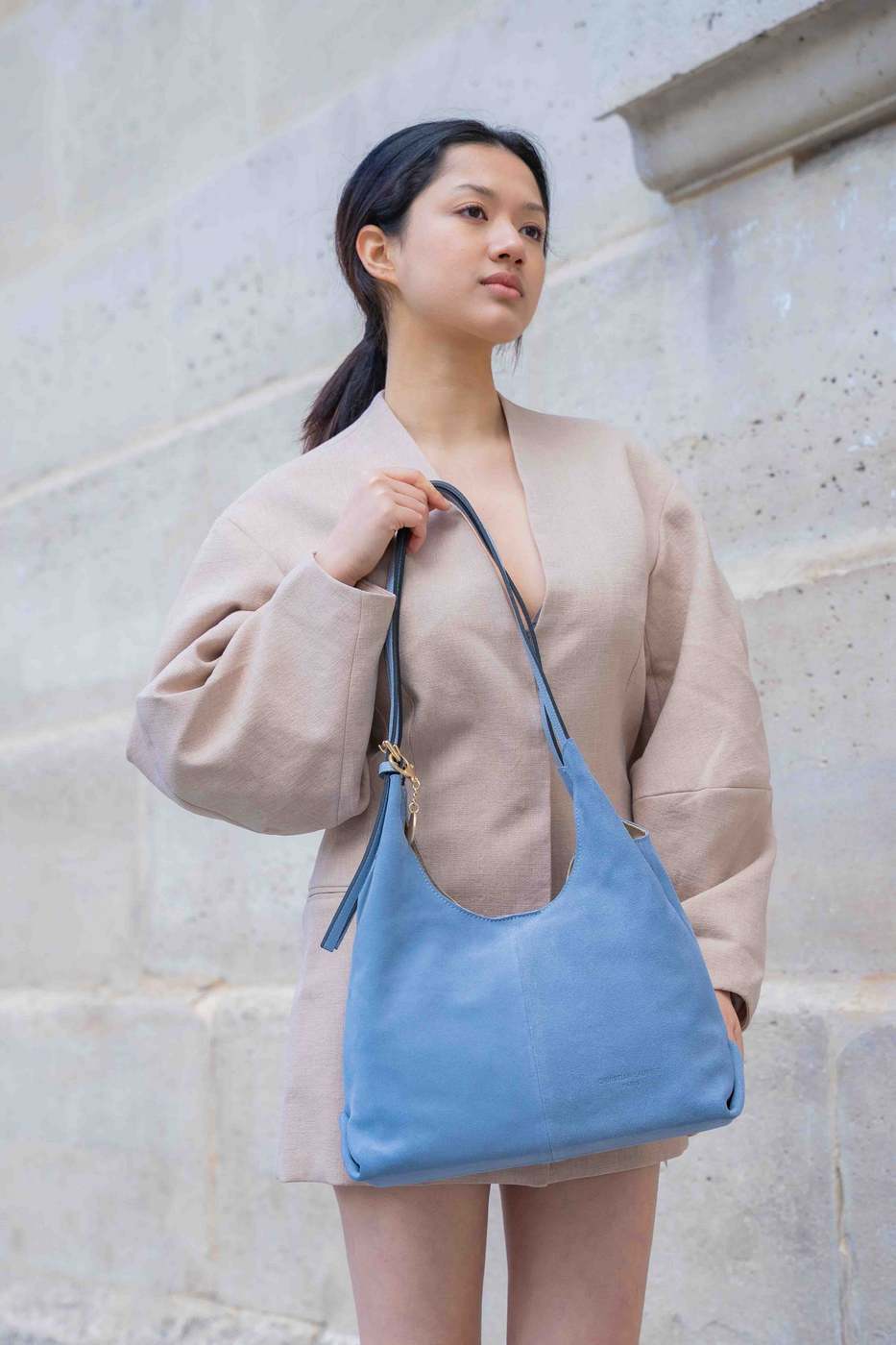 Bolso de Hombro Sierra - Azul Cielo