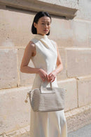 Sac A Bandouliere Soleil - Blanc Casse
