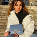 Ava Shoulder Bag - Dark Blue