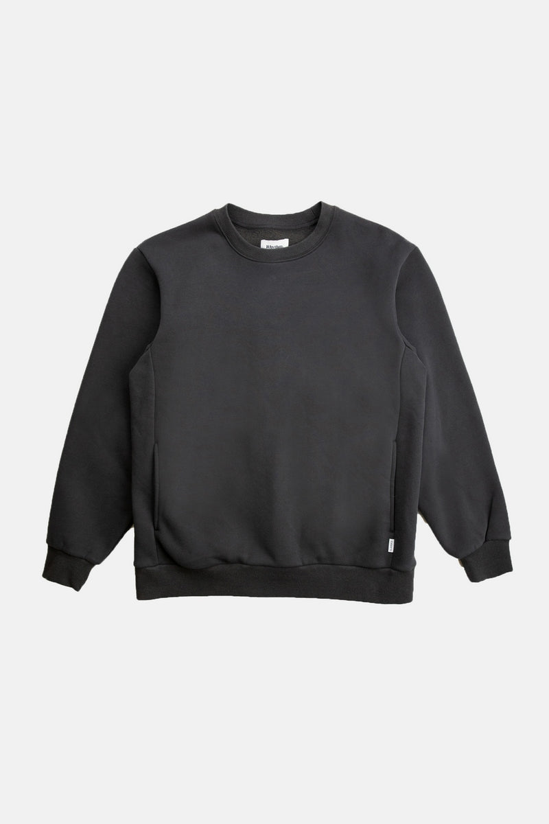 Rhythm - Sweat Crew Fleece - Noir Vintage - Homme