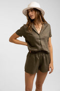 Rhythm - Short Classic Beach - Olive - Femme