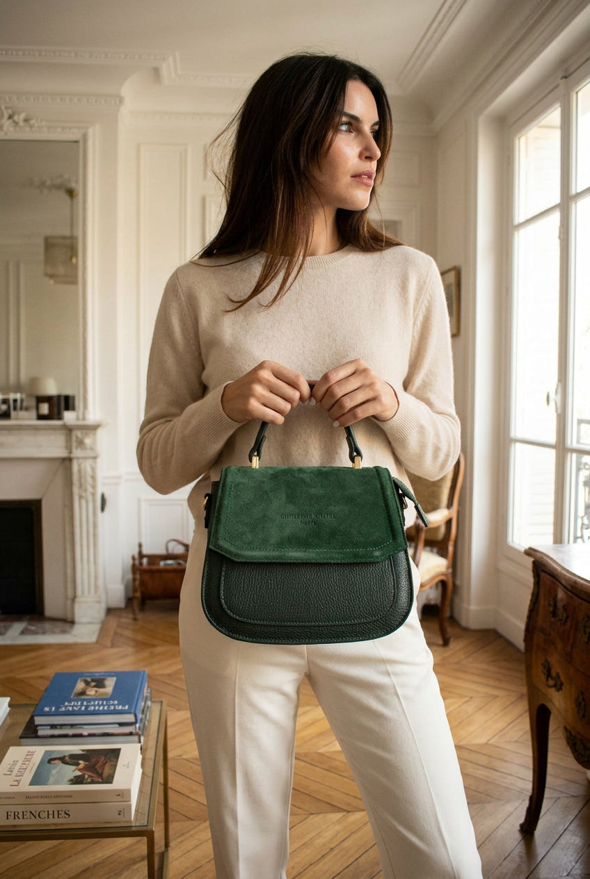 Borsa a tracolla Lali - Verde bottiglia