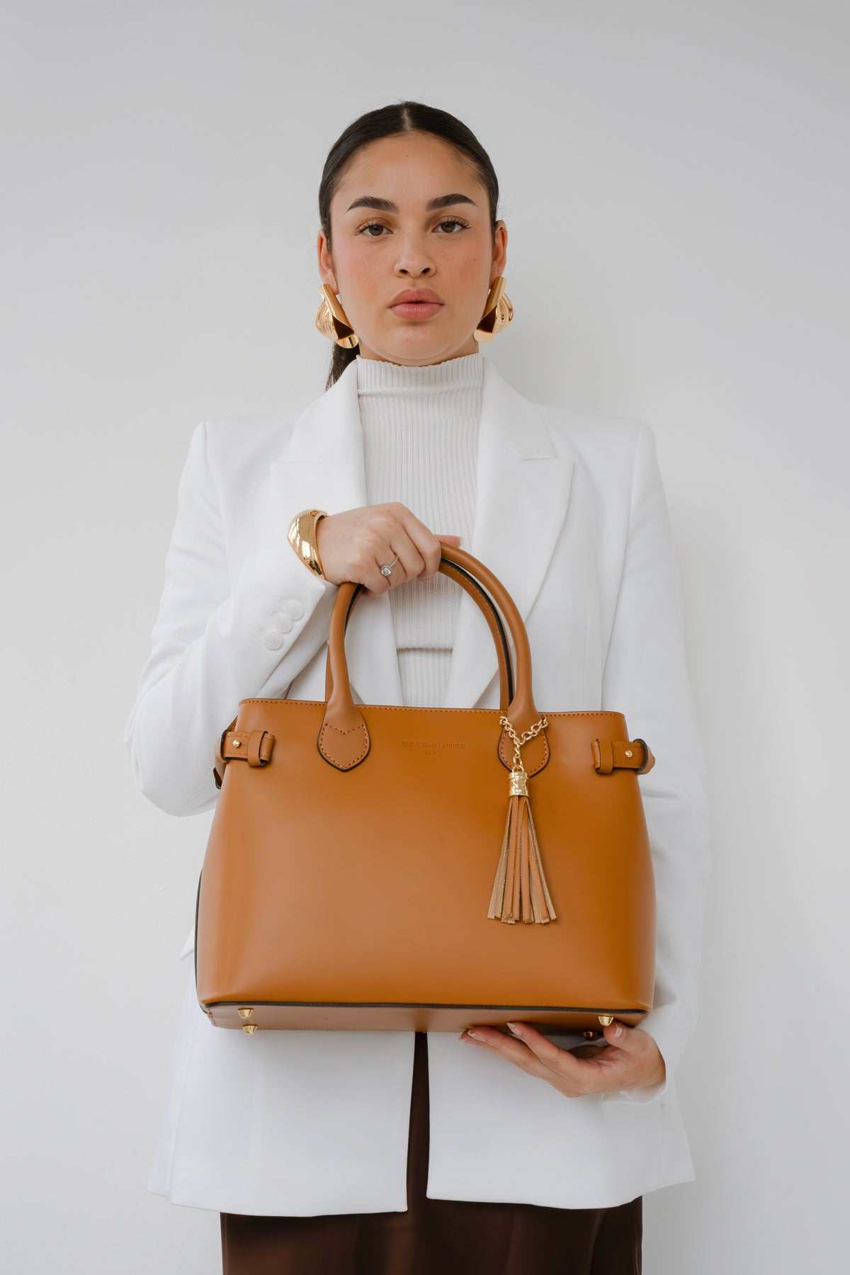 Borsa a Mano Anita - Cammello