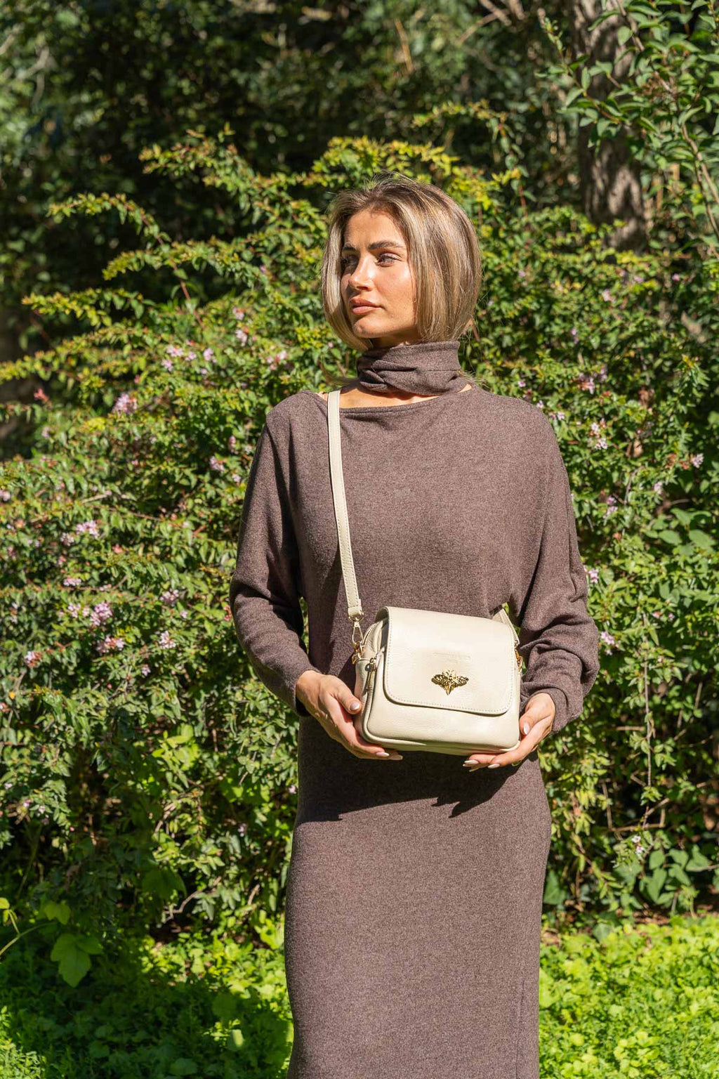 Bolso Bandolera Beeza - Beige