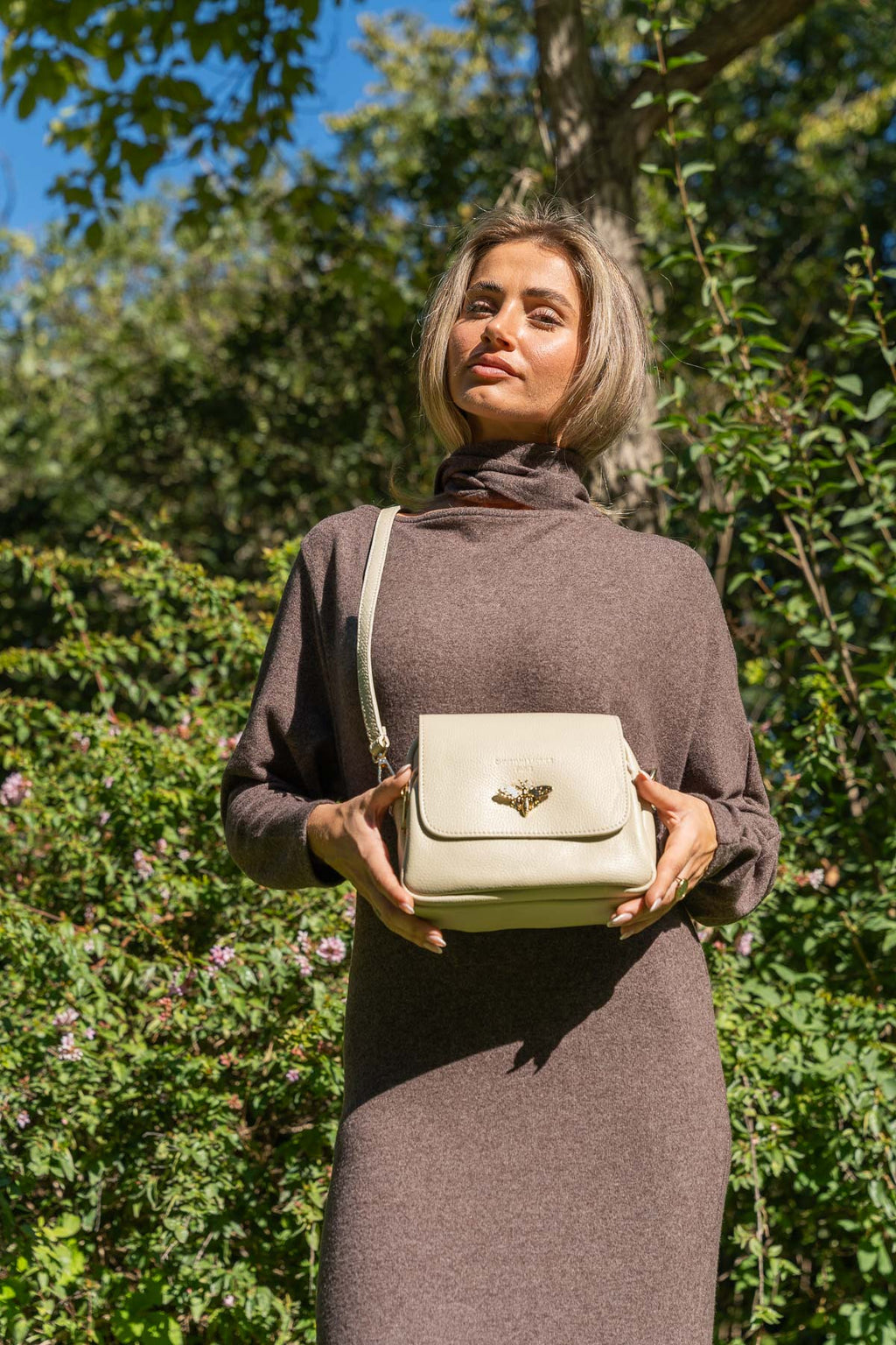 Bolso Bandolera Beeza - Beige