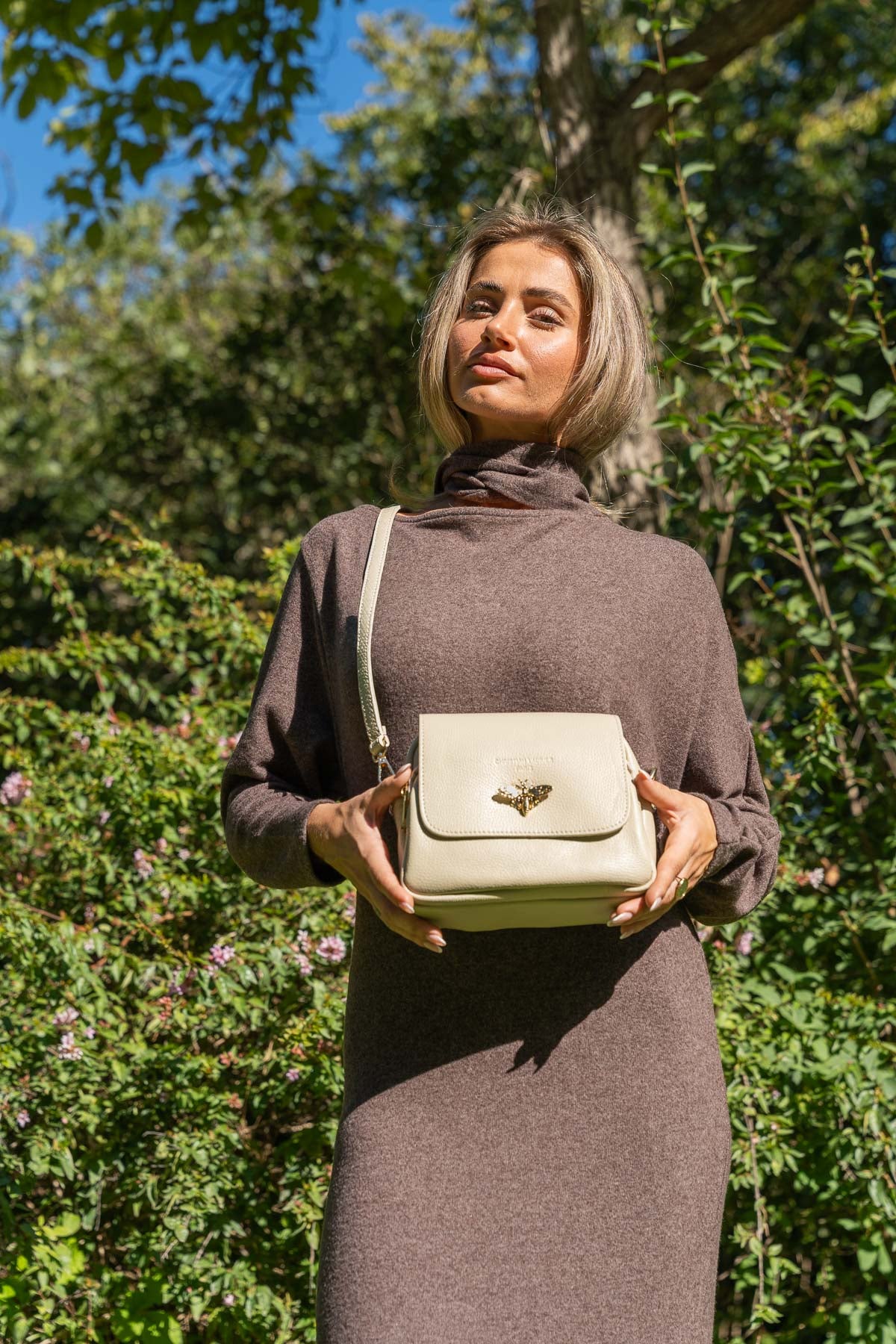 Bolso Bandolera Beeza - Beige