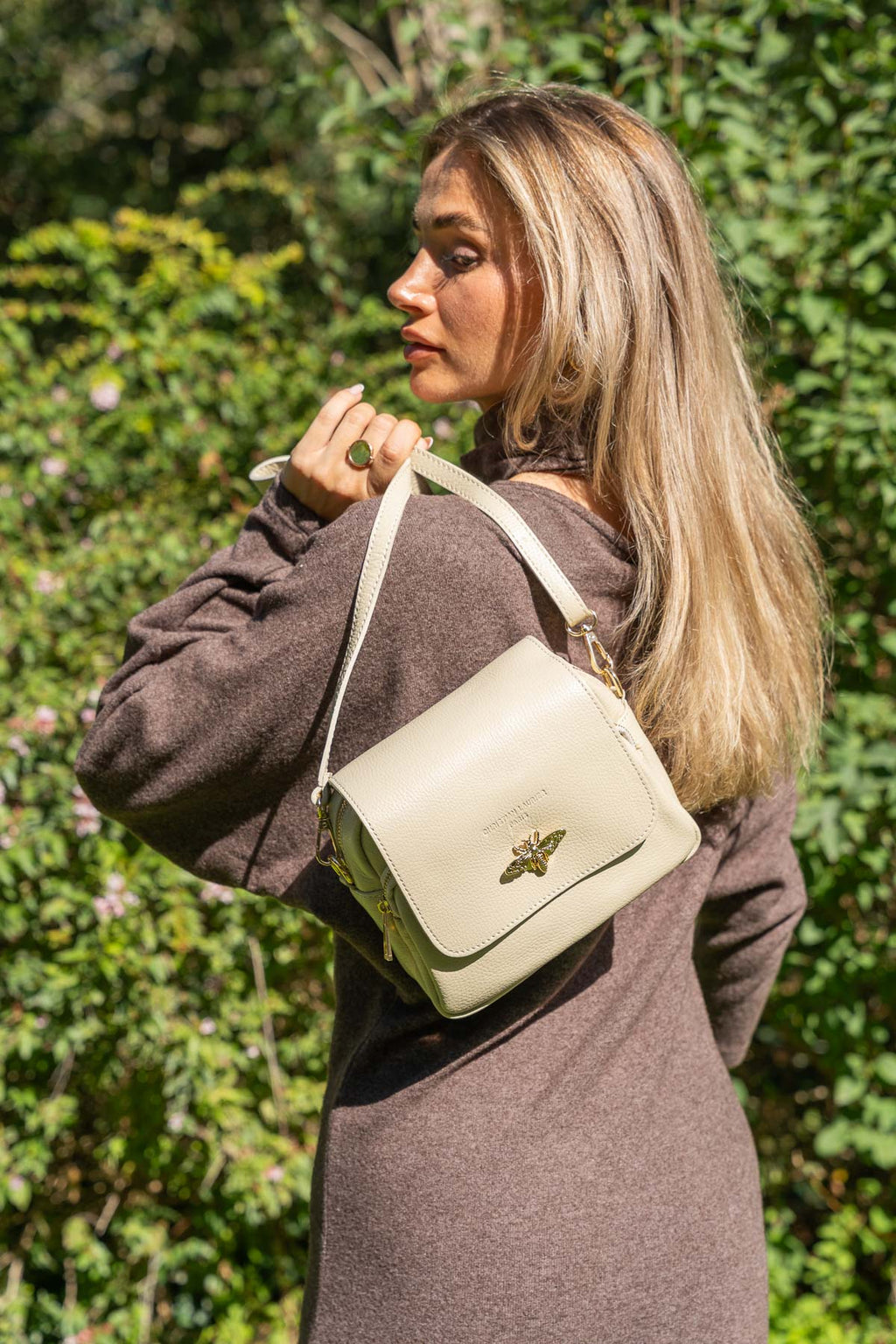 Bolso Bandolera Beeza - Beige