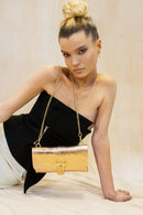 Sac Bandoulière Ivy - Rose Mettalique