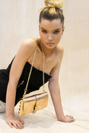 Sac Bandoulière Ivy - Rose Mettalique