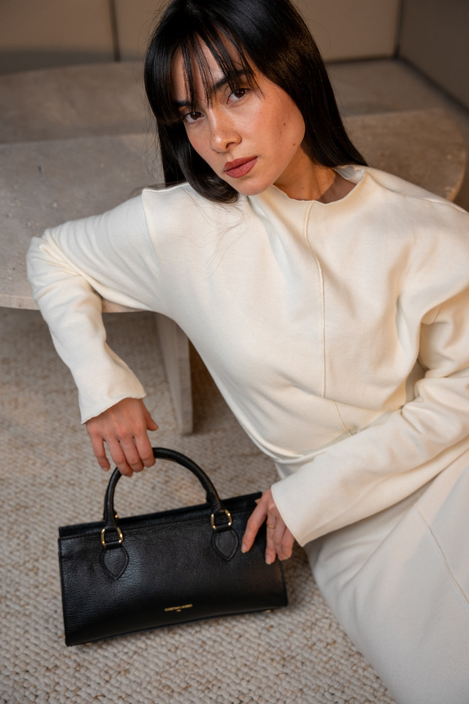 Sac À Bandoulière Alexine - Noir