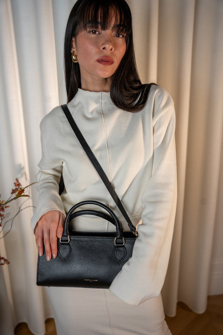 Sac À Bandoulière Alexine - Noir