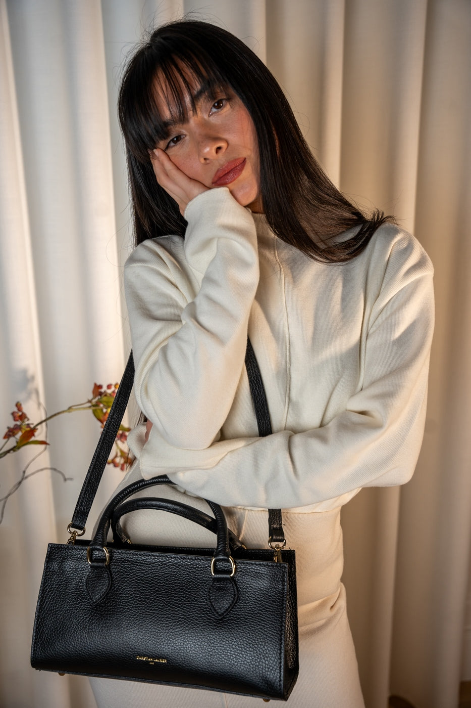 Sac À Bandoulière Alexine - Noir