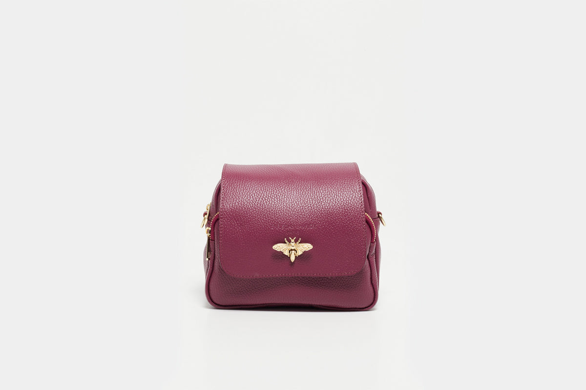 Bolso Bandolera Beeza - Ciruela