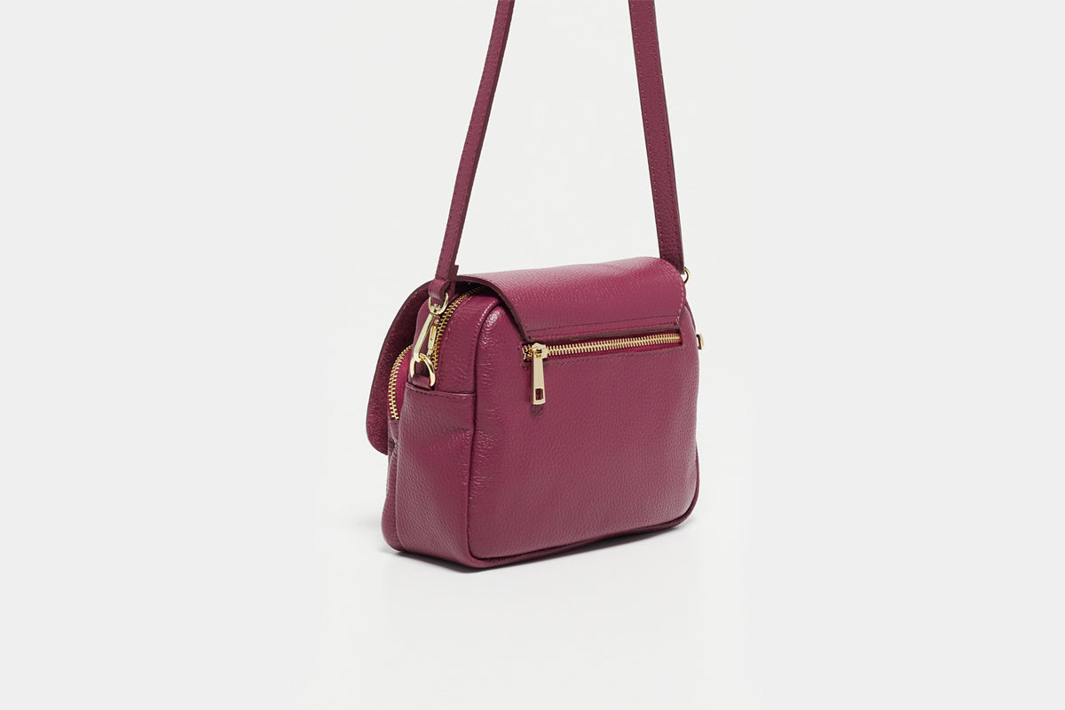Bolso Bandolera Beeza - Ciruela