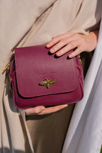 Bolso Bandolera Beeza - Ciruela