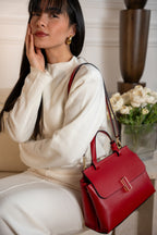 Ciara Shoulder Bag - Bordeaux