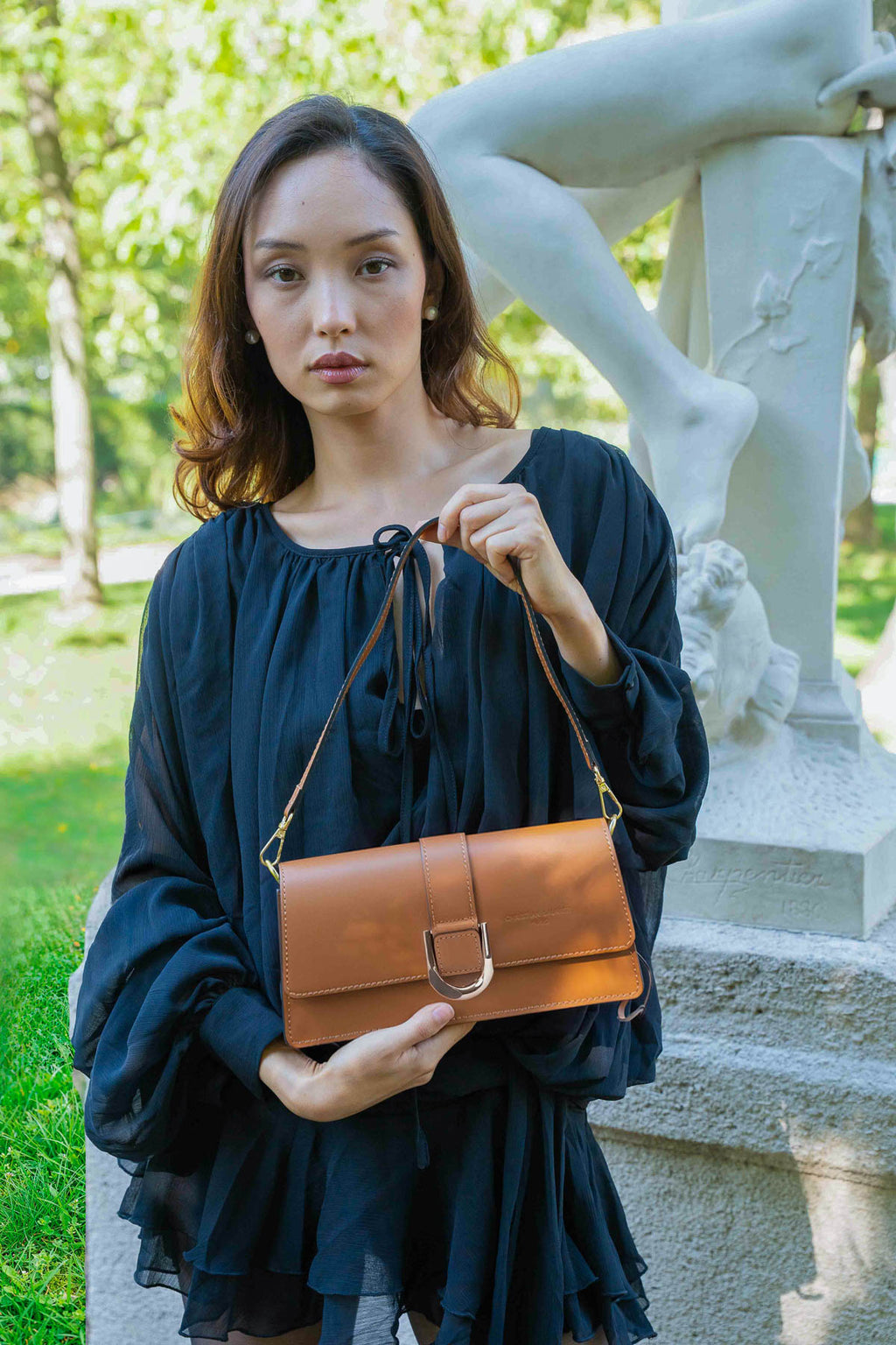 Bolso de Hombro Hazel - Camel