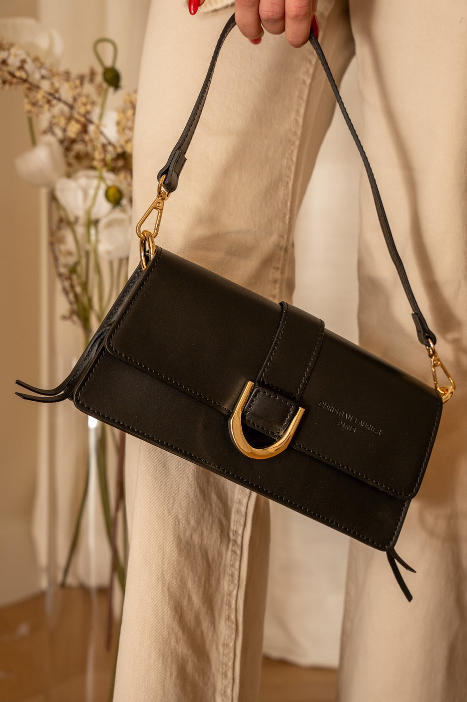 Sac Porté Épaule Hazel - Noir