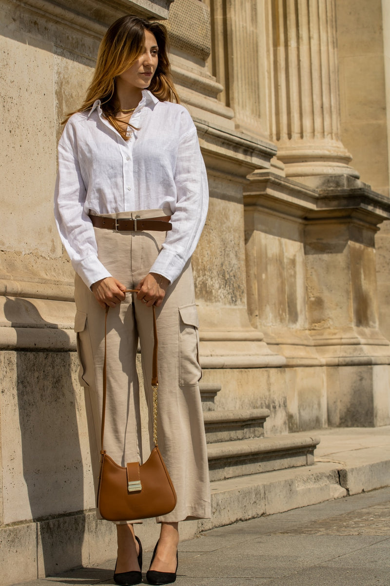 Sac À Bandoulière Hely - Camel