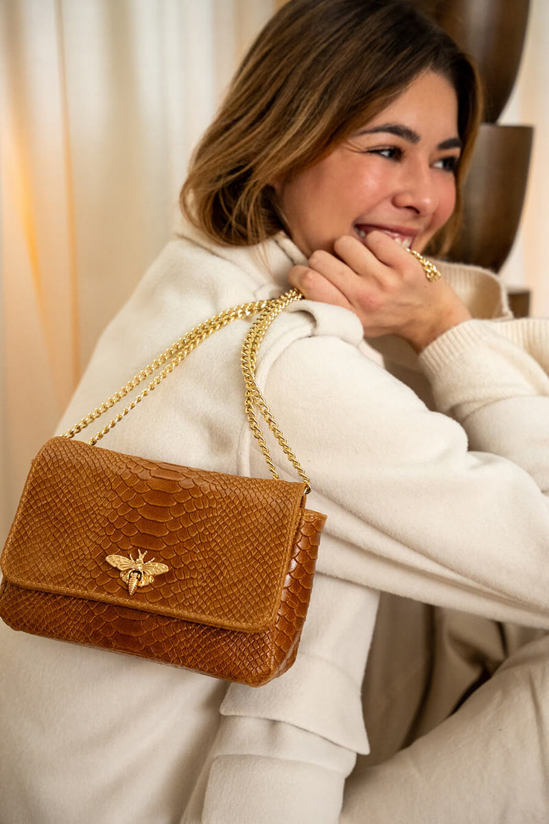 Bolso de hombro Hera - Taupe