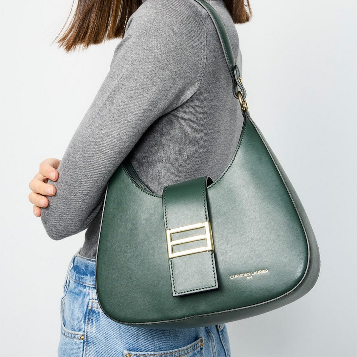 Inaya Crossbody Bag - Bottle Green