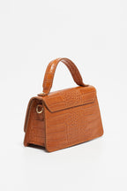 Bolso de Mano Lily Croco - Camel