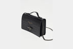 Bolso Bandolera Stacy Croco - Negro
