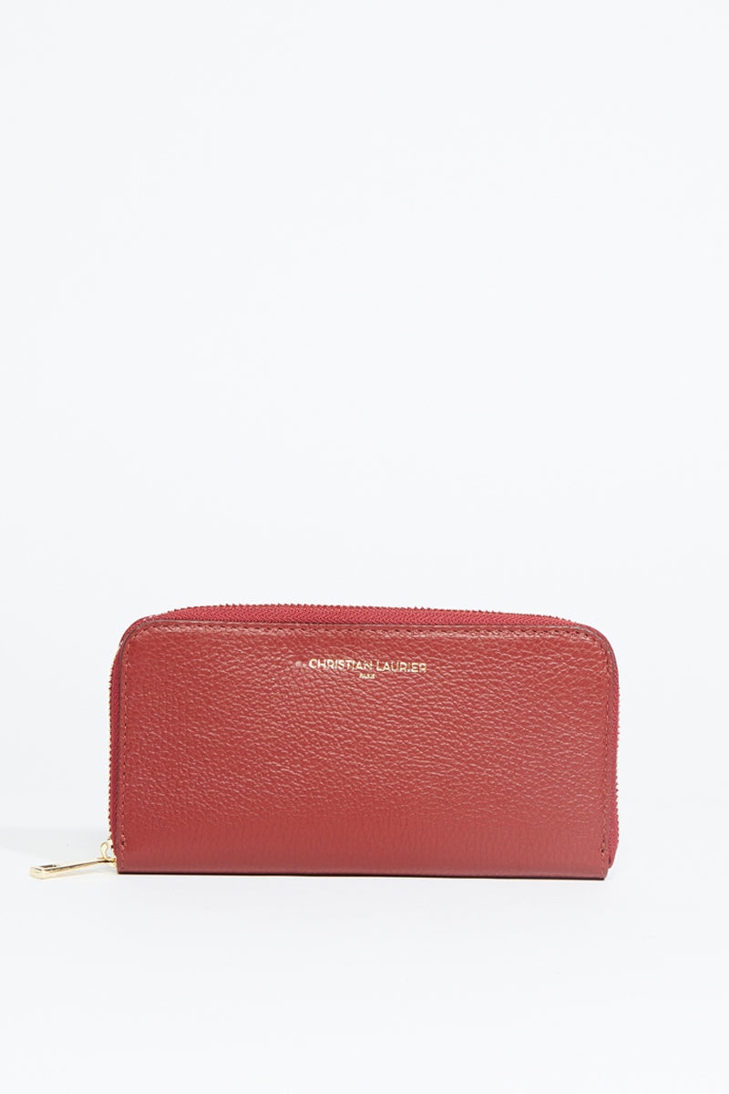 Portefeuille Hania - Rouge Fonce