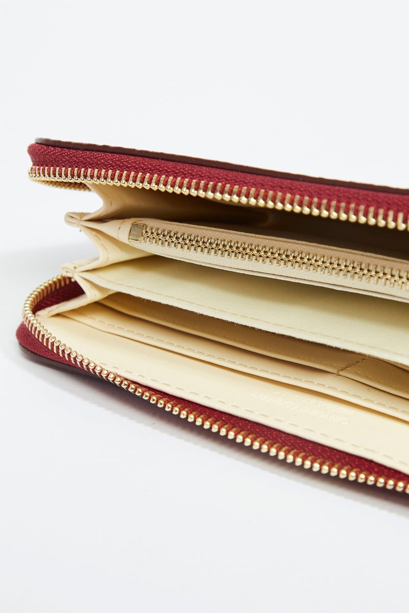Portefeuille Hania - Rouge Fonce