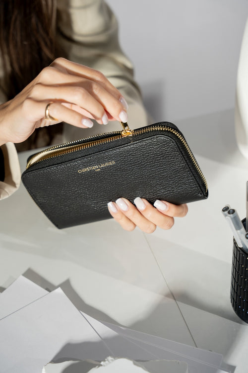Portefeuille Hania - Noir