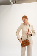 Sac À Bandoulière Leorad - Camel