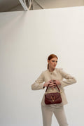 Leorad Crossbody Bag - Burgundy